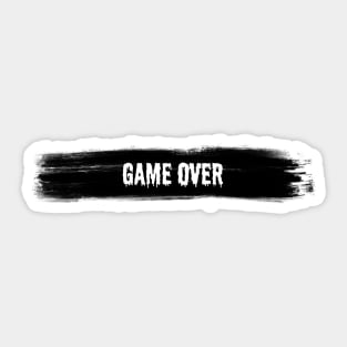 Game over tags Sticker